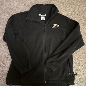 Black Purdue Men’s Columbia Fleece Jacket